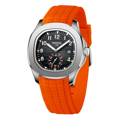 Men’s Modern Watch with Sport Strap — Bold Design for an Active Lifestyle