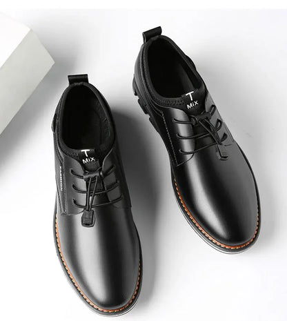 Freizeitschuhe im britischen Stil für Herren – Hochwertige Schuhe aus Kunstleder 