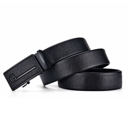 Men’s Automatic Buckle Belt – Elegant Leather Waistband