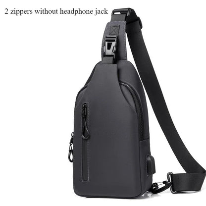 Men’s Sling Crossbody Bag – Compact, Modern, and Waterproof