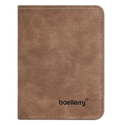 Slim Men’s Wallet with Multiple Card Slots and ID Window – Compact and Stylish