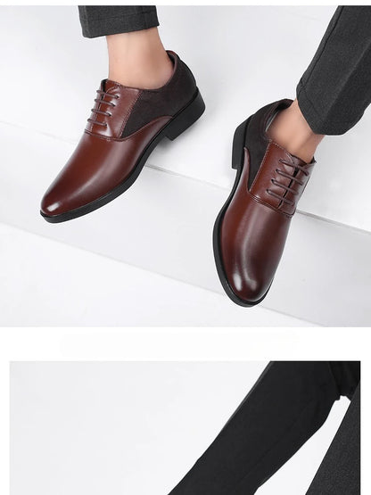 Herrenschuhe – Klassisches Freizeitleder, weich und formell