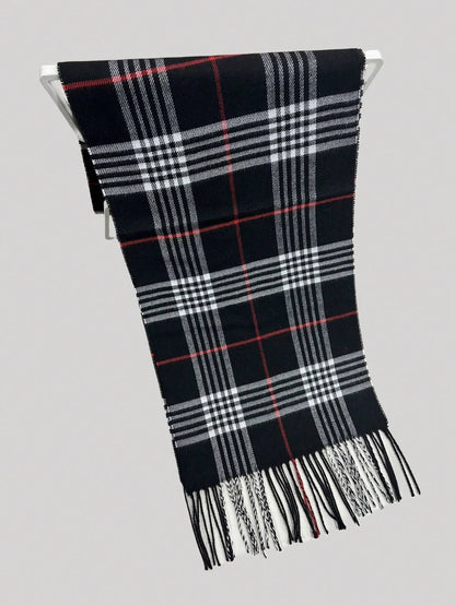Warm Scarf - Winter Design, Men's Shawl.