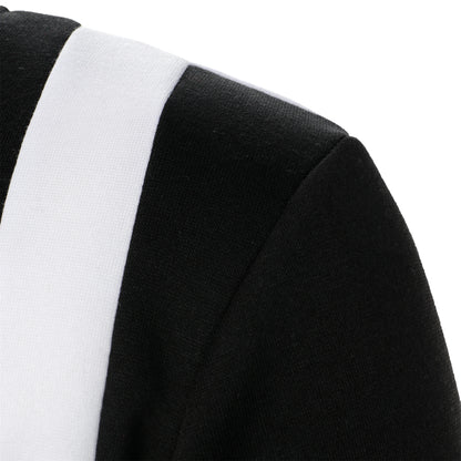 Men’s Sport Jacket with Contrasting Design and Slim Fit