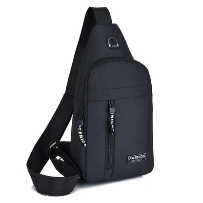 Men’s Casual Crossbody Sling Bag – Lightweight Urban Chest Pack for Daily Essentials