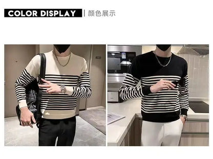 Modern Men’s Striped Sweater