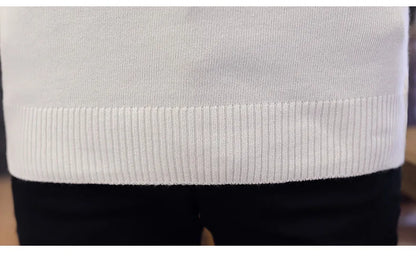 Men’s Sweater with Vertical Stripe Detail