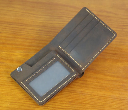 Men’s Wallet – Compact Model with Coin Pocket