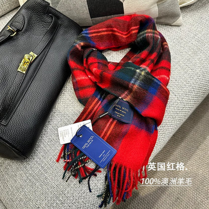 Men's wool scarf - British versatile