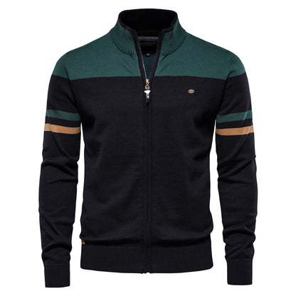 Modern Zip-Up Knit Sweater – Comfortable & Stylish Fit