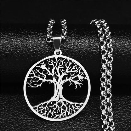 Tree of Life Men’s Necklace – Symbol of Strength and Connection