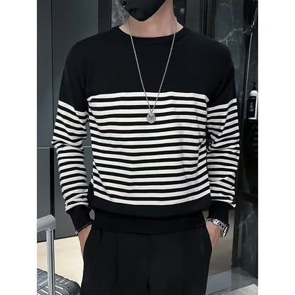 Modern Men’s Striped Sweater