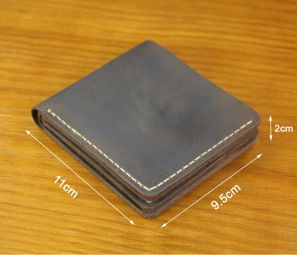Men’s Wallet – Compact Model with Coin Pocket