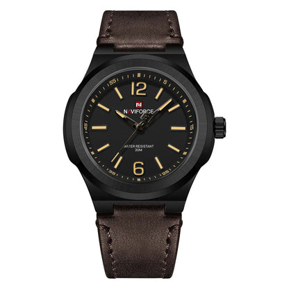 Men’s Casual Watch with Leather Strap