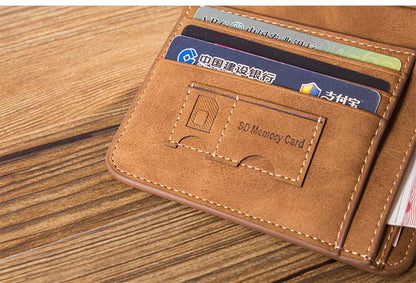 Men’s Synthetic Leather Wallet – Classic and Functional Design