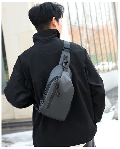 Men’s Sling Crossbody Bag – Compact, Modern, and Waterproof