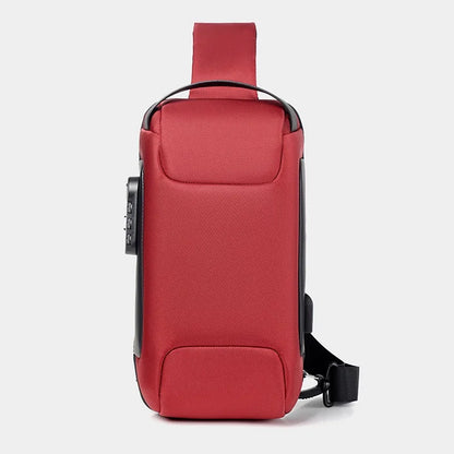 Anti-Theft Crossbody Bag with USB Charging – Modern, Secure, and Waterproof