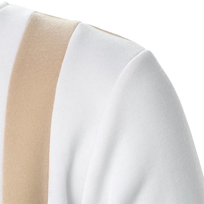 Men’s Sport Jacket with Contrasting Design and Slim Fit
