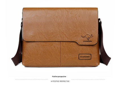 Men’s Messenger Bag – Timeless Sophistication for Stylish Men | Perfect for iPad and Laptop