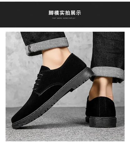 Men's Sneakers - Fashionable Formal Loafers with Soft Sole