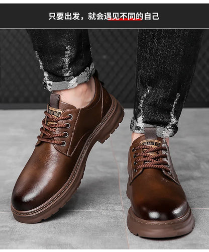 Freizeitschuhe aus Leder für Herren – moderner und vielseitiger Designer