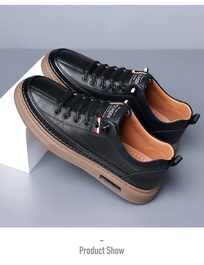 Men's Versatile Casual Shoes - Ultra Soft Leather and Pleasure
