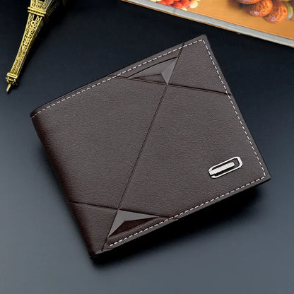 Men’s Wallet – Modern Design with Contrast Stitching