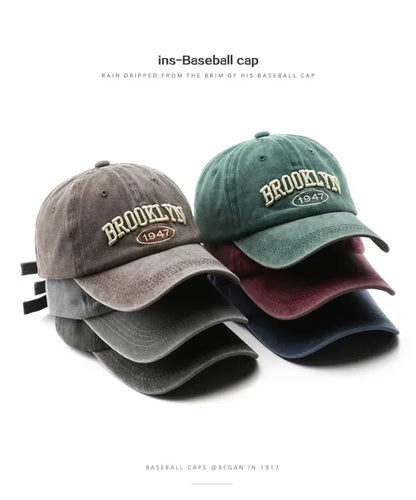 Vintage Brooklyn Cap – Retro Casual Style