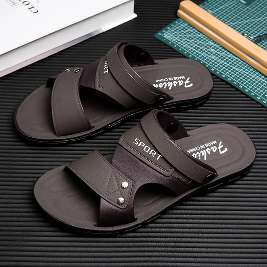 Klassische Herrensandale – Bequemer Strand-Flip-Flop, Weiche Sohle