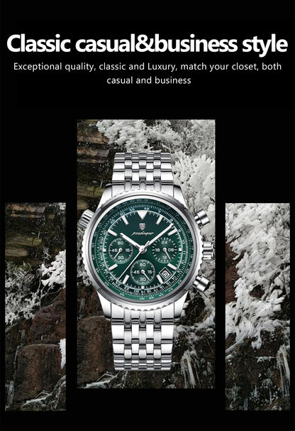 Luxury Men’s Watch with Functional Chronograph