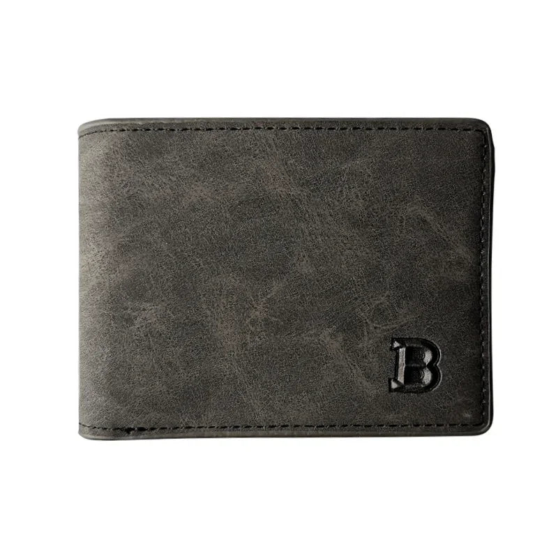 Men’s Vintage Leather Wallet – Slim and Timeless Design