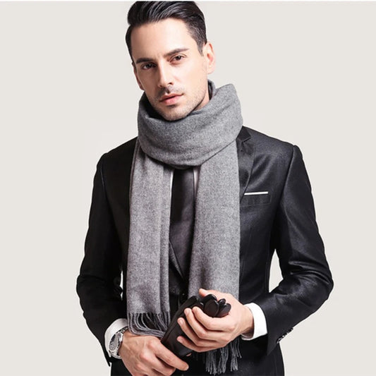 Soft and long winter scarves, fashion solid color