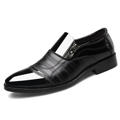 Formelle Lederschuhe für Herren – spitze Zehenpartie, lässige Luxus-Herrenschuhe für Herren 