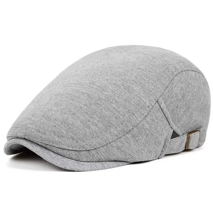 Men's Classic Beret with Subtle Side Adjustment