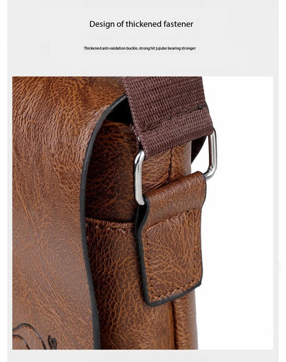 Men’s Messenger Bag – Timeless Sophistication for Stylish Men | Perfect for iPad and Laptop