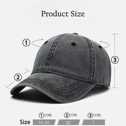 Men’s Casual Cap with Washed Look