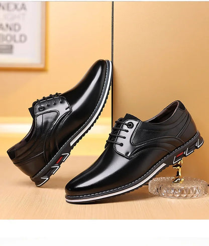 Retro Herrenschuhe - Business Brand Lederschuhe
