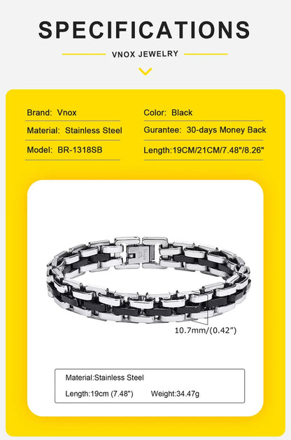 Men’s Stainless Steel Bracelet – Strength and Sophistication