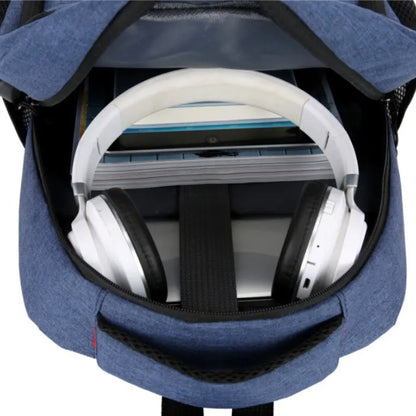Men’s Premium Anti-Theft Backpack with USB Port – Modern Waterproof Design & Large Capacity for Laptop