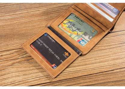 Men’s Synthetic Leather Wallet – Classic and Functional Design
