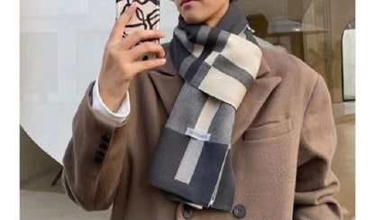 Men’s Geometric Scarf – Modern and Bold Style