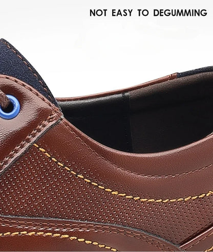 Retro Herrenschuhe - Business Brand Lederschuhe