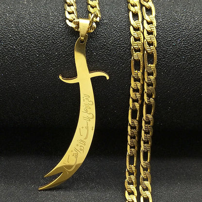 Men’s Scimitar Sword Necklace – Power & Style