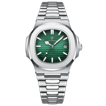 Men's Sports Watch - Waterproof, Luminous, with Date, Quartz