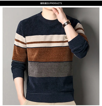 Men’s Multicolor Striped Sweater