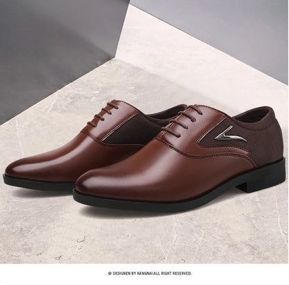 Herrenschuhe – Klassisches Freizeitleder, weich und formell