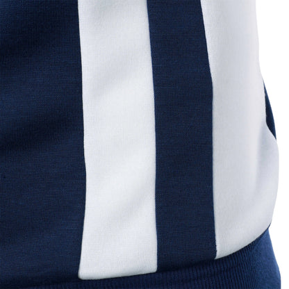 Men’s Sport Jacket with Contrasting Design and Slim Fit