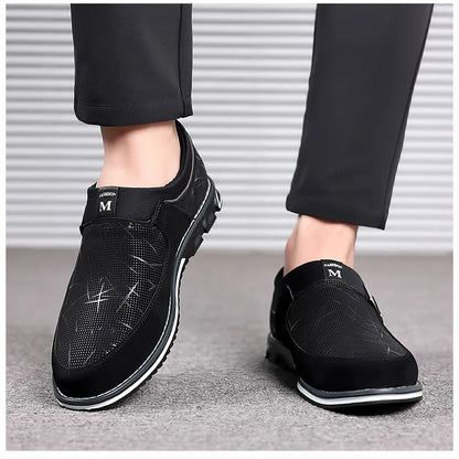 Herren Businessschuhe aus Leder - Bequeme Halbschuhe für die Arbeit