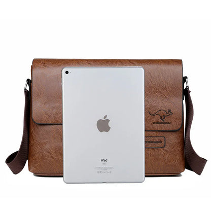 Men’s Messenger Bag – Timeless Sophistication for Stylish Men | Perfect for iPad and Laptop