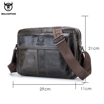Men’s Leather Messenger Bag – Classic Style and High Durability